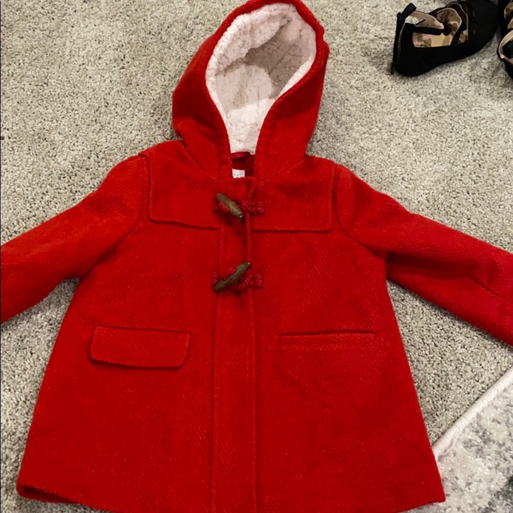 Baby Gap red toggle jacket